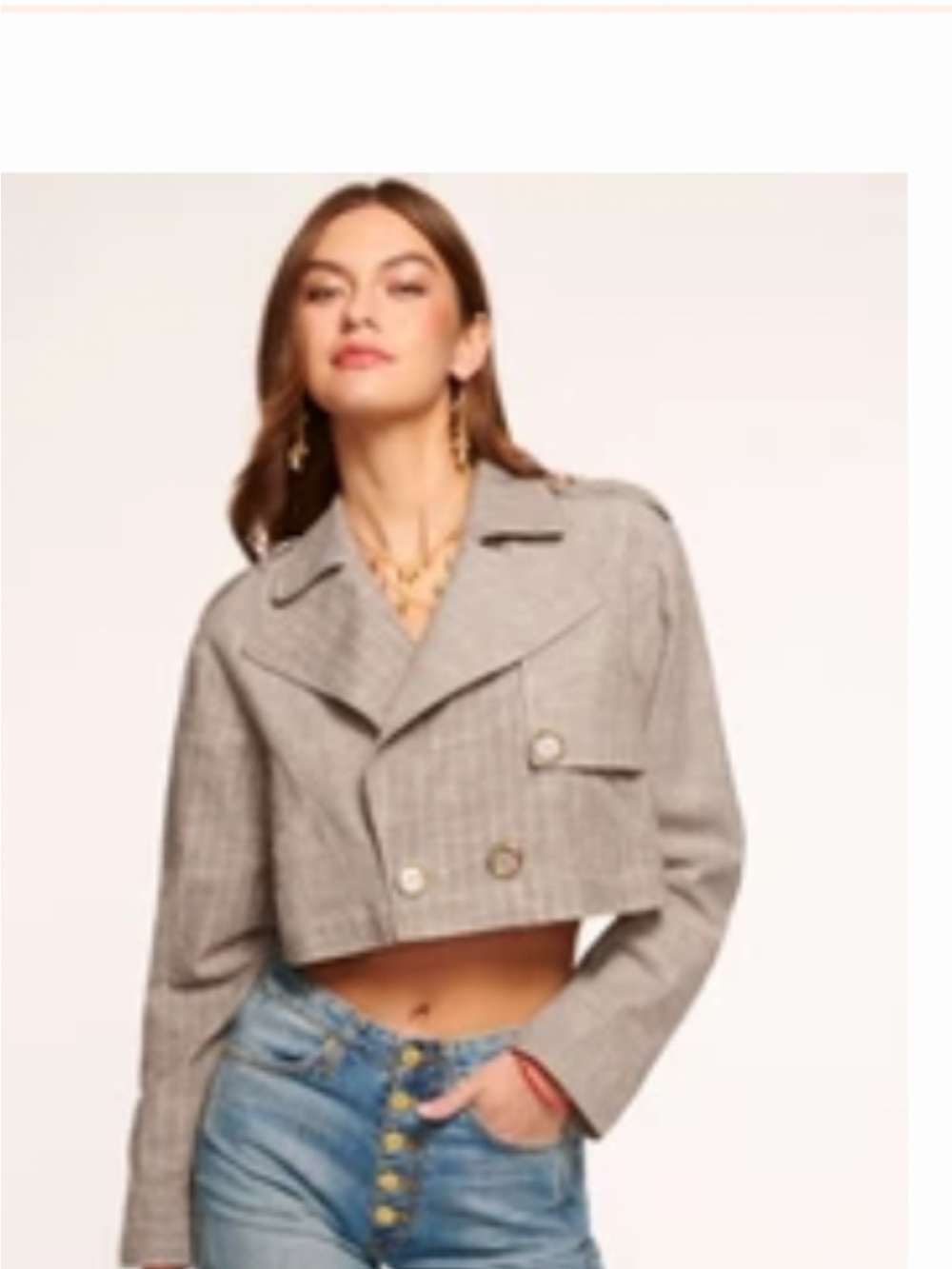 Ramy Brook Cropped Blazer
